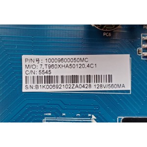 MAIN FUENTE PARA TV ((NUEVA)) / NUMERO DE PARTE CV960XH-A50 / 10009600050MV / 10009600050MC / 10009600050NP / 100096000015 / 7.T960XHA50120.4C1 / 7.T960XHA50120.4C7 / 5666 / PANEL CC500PV7D / MODELO ATV5017ILED / SI49US / REVISA NUESTRA DESCRIPCIÓN